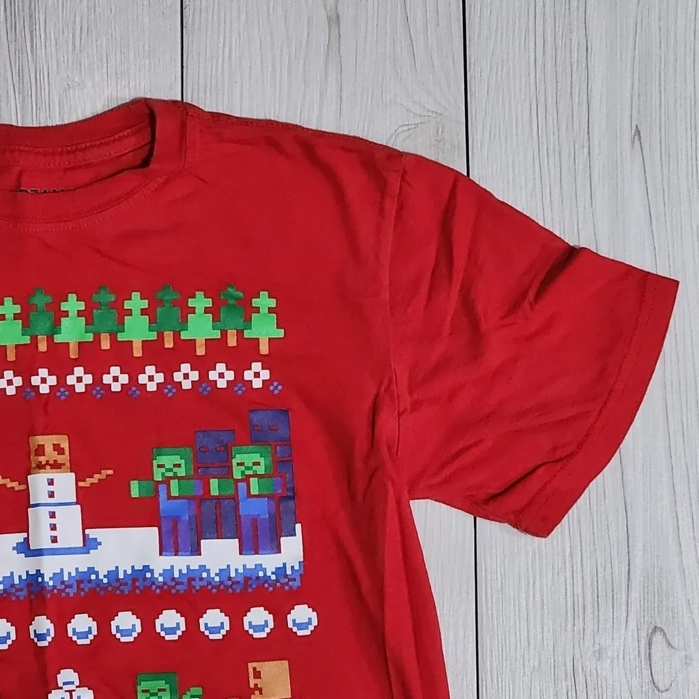 Minecraft red christmas
